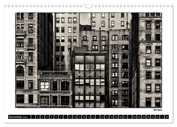 Produktbild: Manhattan Memories - Erinnerungen an New York (Wandkalender 2026 DIN A3 quer), CALVENDO Monatskalender