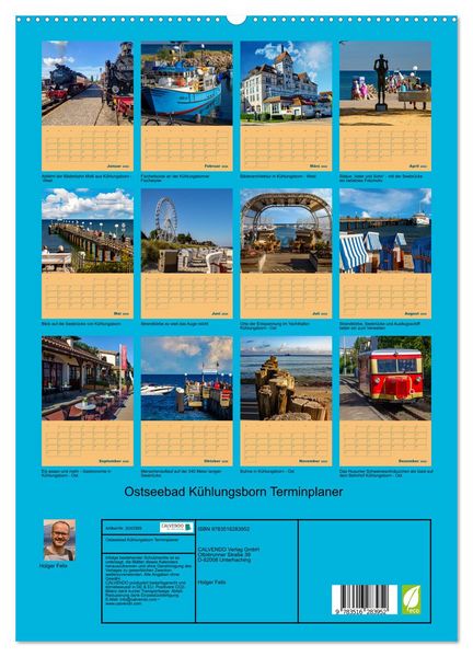 Produktbild: Ostseebad K&uuml;hlungsborn Terminplaner (hochwertiger Premium Wandkalender 2026 DIN A2 hoch), Kunstdruck in Hochglanz