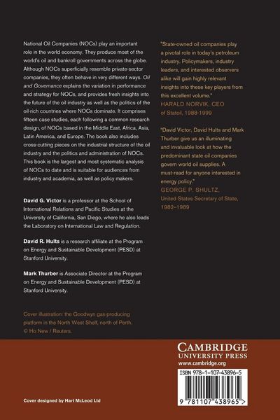 Produktbild: Oil and Governance