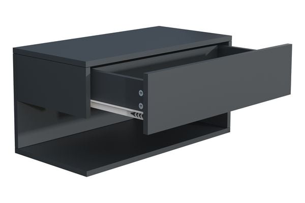 Produktbild: Wandschublade Wand H&auml;nge Nachttisch Usal XL 60cm