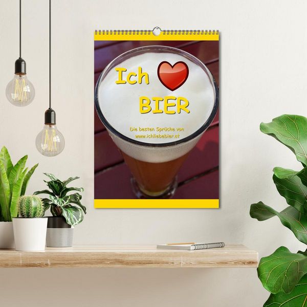 Produktbild: Ich liebe Bier (Wandkalender 2026 DIN A3 hoch), CALVENDO Monatskalender