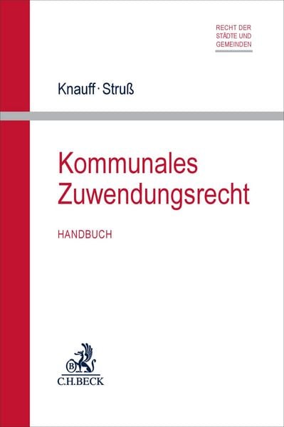 Produktbild: Kommunales Zuwendungsrecht