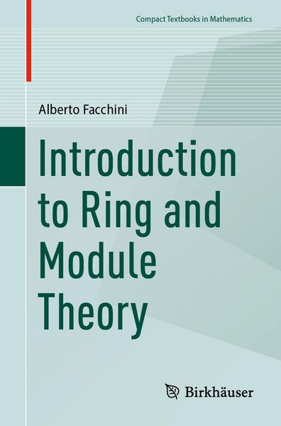 Produktbild: Introduction to Ring and Module Theory