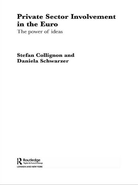Produktbild: Private Sector Involvement in the Euro