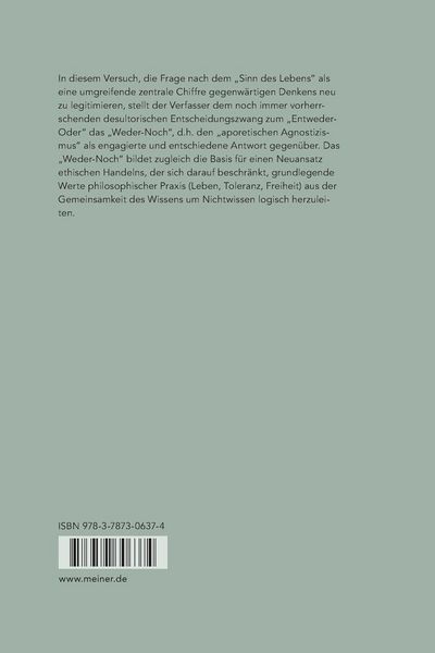 Produktbild: Weder – Noch