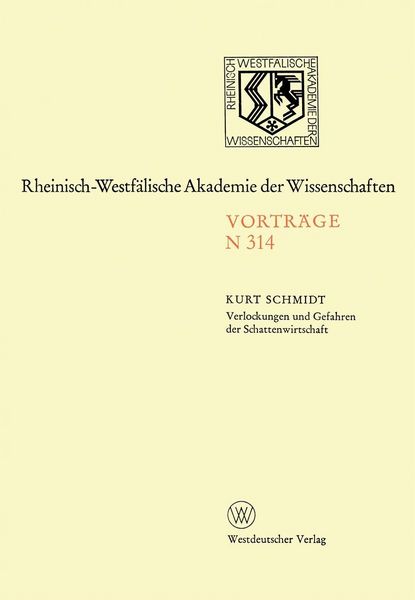 Produktbild: Verlockungen und Gefahren der Schattenwirtschaft