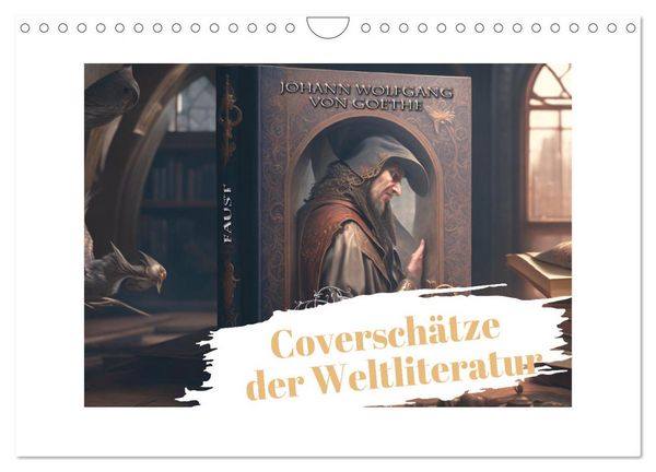 Produktbild: Coversch&auml;tze der Weltliteratur (Wandkalender 2026 DIN A4 quer), CALVENDO Monatskalender