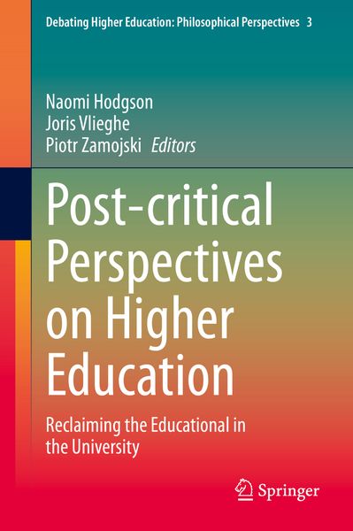 Produktbild: Post-critical Perspectives on Higher Education