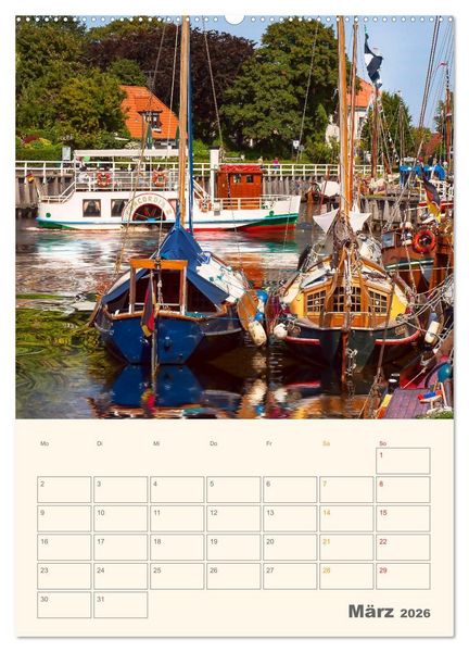 Produktbild: Ostfriesland - Carolinensiel, der Museumshafen (Wandkalender 2026 DIN A2 hoch), CALVENDO Monatskalender