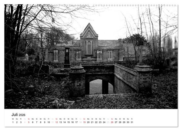 Produktbild: Highgate Cemetery London (Wandkalender 2026 DIN A2 quer), CALVENDO Monatskalender