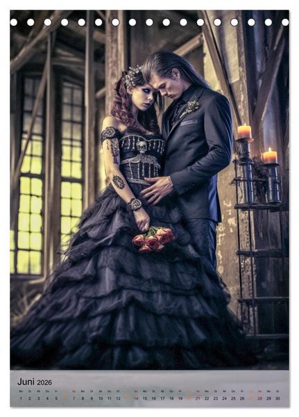 Produktbild: Gothic ist cool (Tischkalender 2026 DIN A5 hoch), CALVENDO Monatskalender