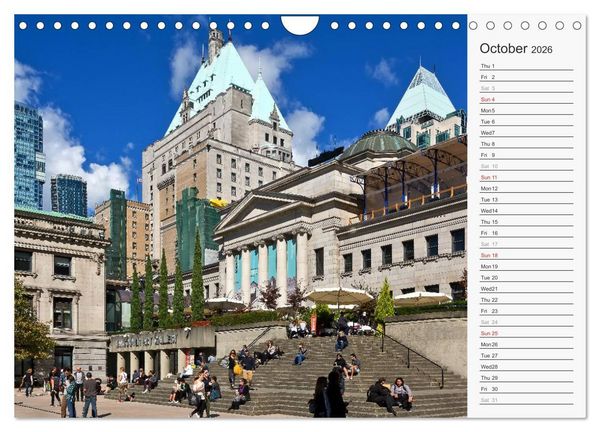 Produktbild: Vancouver Perspectives (Wall Calendar 2026 DIN A4 landscape), CALVENDO 12 Month Wall Calendar