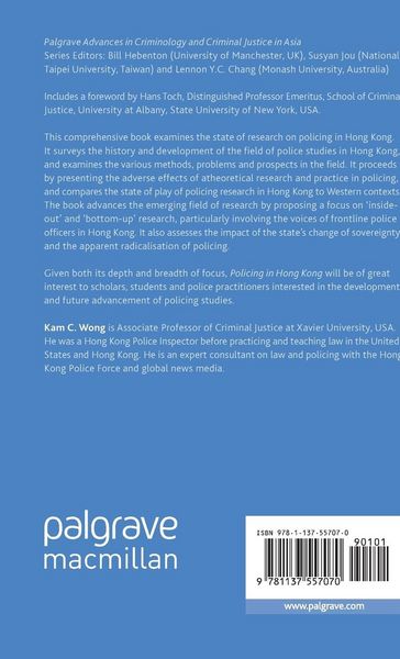 Produktbild: Policing in Hong Kong