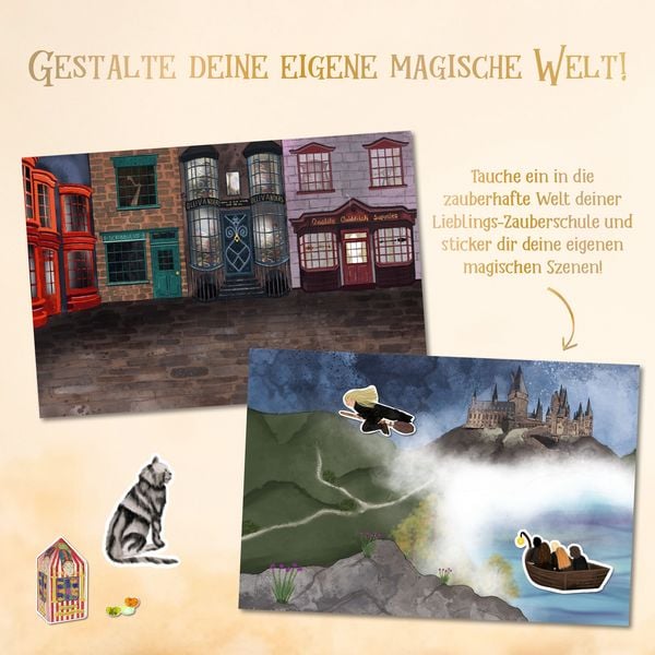Produktbild: Mein magisches Stickerbuch. Das inoffizielle Stickerbuch f&uuml;r Potter-Fans