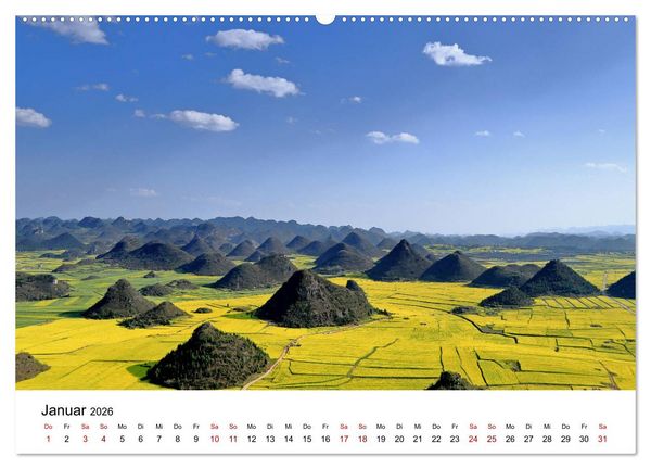 Produktbild: Wildes China (Wandkalender 2026 DIN A2 quer), CALVENDO Monatskalender