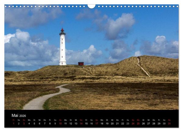 Produktbild: D&auml;nemark - Umgebung von Hvide Sande (Wandkalender 2026 DIN A3 quer), CALVENDO Monatskalender