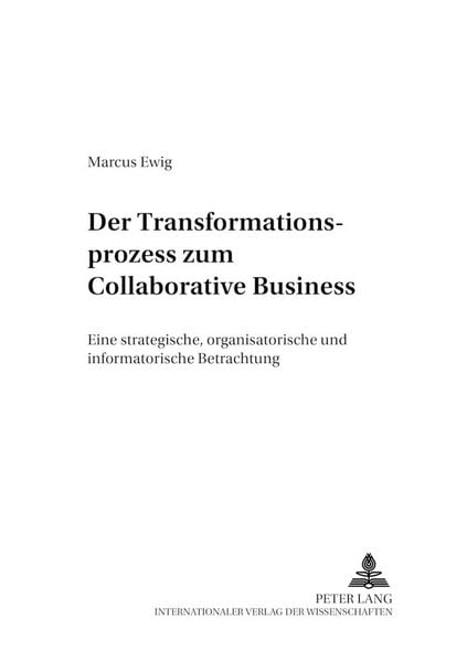 Produktbild: Der Transformationsprozess zum Collaborative Business