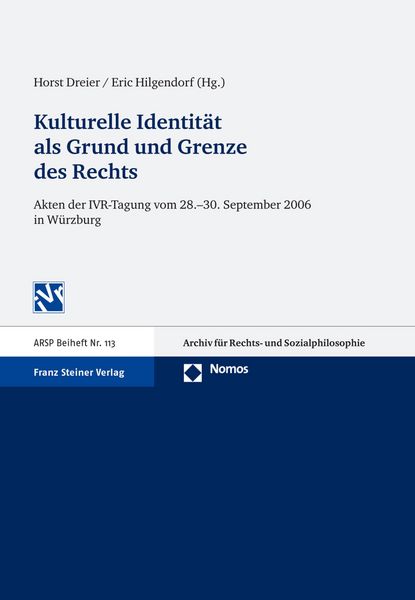 Produktbild: Kulturelle Identit&auml;t als Grund und Grenze des Rechts