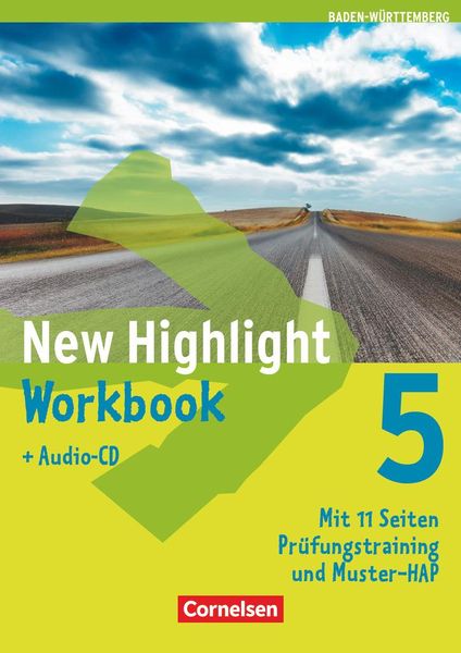 New Highlight  5: 9. Schuljahr. Workbook mit Lieder-Text-CD Baden-Württemberg