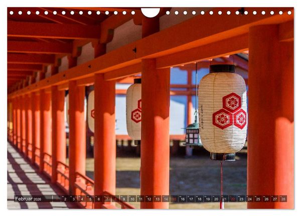 Produktbild: Japan - Schreine, Tempel, Metropolen (Wandkalender 2026 DIN A4 quer), CALVENDO Monatskalender