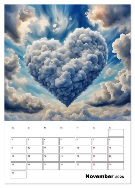 Produktbild: Elementare Seelenreise (Wandkalender 2026 DIN A3 hoch), CALVENDO Monatskalender