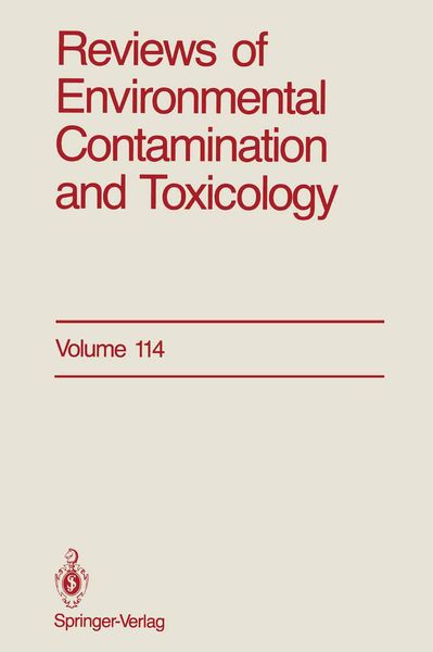 Produktbild: Reviews of Environmental Contamination and Toxicology