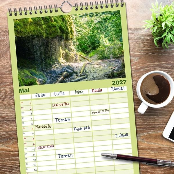 Produktbild: Familienplaner 2027 - Hochschwarzwald - Traumhafte Landschaften im Schwarzwald mit 5 Spalten (Wandkalender, 21 x 45 cm) CALVENDO