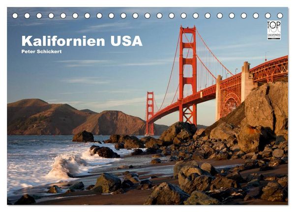 Produktbild: Kalifornien USA (Tischkalender 2026 DIN A5 quer), CALVENDO Monatskalender