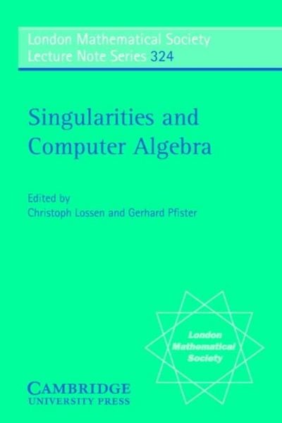 Produktbild: Singularities and Computer Algebra