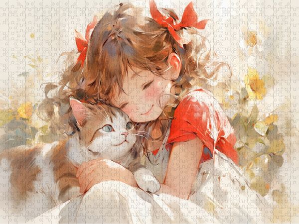 Produktbild: CALVENDO Puzzle Ein Motiv aus dem Kalender Der M&auml;dchen-Kalender | 1000 Teile Lege-Gr&ouml;&szlig;e 64x48cm Foto-Puzzle f&uuml;r gl&uuml;ckliche Stunden