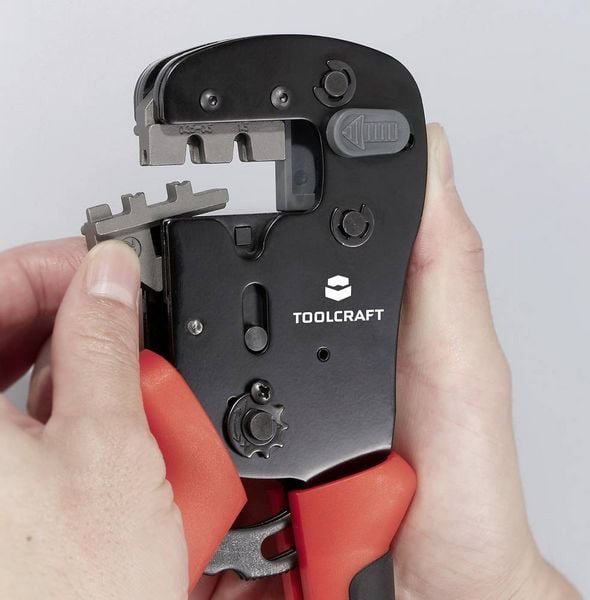 Produktbild: TOOLCRAFT TO-9660078 Crimpzange ohne Einsatz