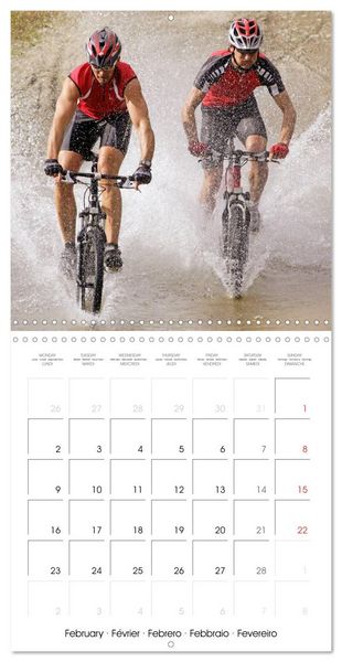 Produktbild: Mountain biking: Up hill and down dale (Wall Calendar 2026 12 &times; 12 Inch) CALVENDO 12 Month Wall Calendar