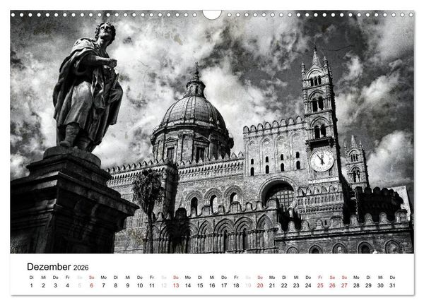 Produktbild: Silberstein portr&auml;tiert Palermo (Wandkalender 2026 DIN A3 quer), CALVENDO Monatskalender
