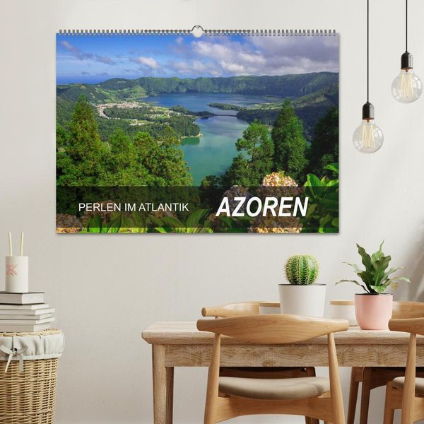 Produktbild: Perlen im Atlantik - Azoren (Wandkalender 2026 DIN A2 quer), CALVENDO Monatskalender