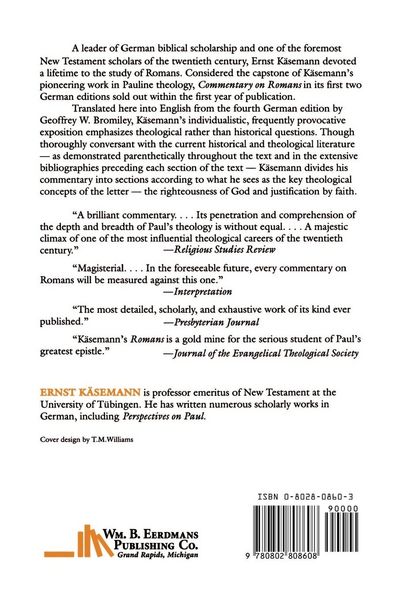 Produktbild: Commentary on Romans