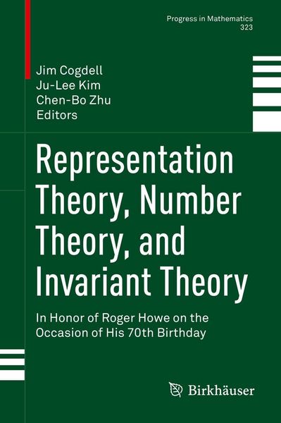 Produktbild: Representation Theory, Number Theory, and Invariant Theory