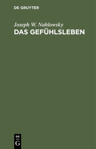 Produktbild: Das Gef&uuml;hlsleben