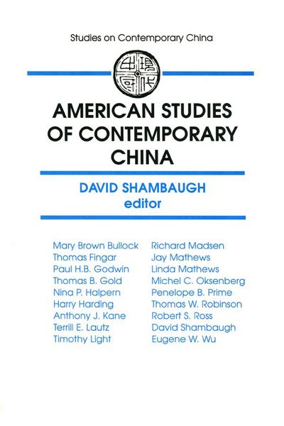 Produktbild: American Studies of Contemporary China