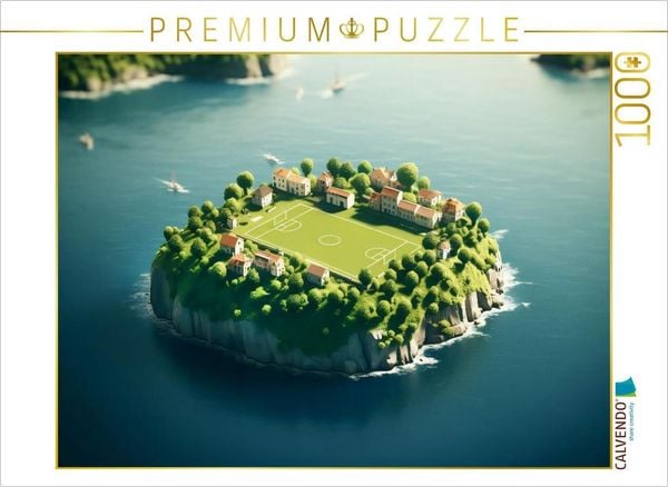 CALVENDO Puzzle Ein Motiv aus dem Kalender 'Miniaturwelt Inseln' | 1000 Teile Lege-Größe 64x48cm Foto-Puzzle für glückliche Stunden