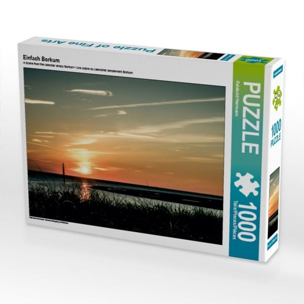 Produktbild: CALVENDO Puzzle Einfach Borkum | 1000 Teile Lege-Gr&ouml;&szlig;e 64x48cm Foto-Puzzle f&uuml;r gl&uuml;ckliche Stunden