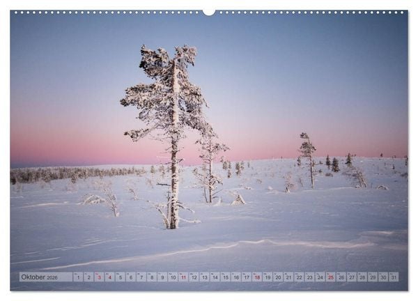 Produktbild: Lappland - Winterwandern Impressionen (Wandkalender 2026 DIN A2 quer), CALVENDO Monatskalender
