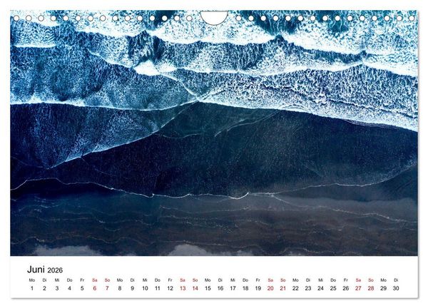 Produktbild: Island Luftaufnahmen (Wandkalender 2026 DIN A4 quer), CALVENDO Monatskalender