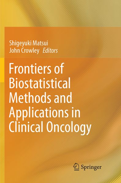 Produktbild: Frontiers of Biostatistical Methods and Applications in Clinical Oncology