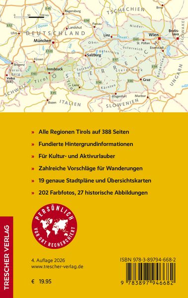 Produktbild: TRESCHER Reisef&uuml;hrer Tirol