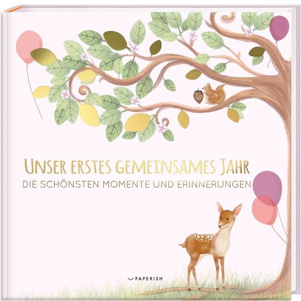 Produktbild: Babyalbum - UNSER ERSTES GEMEINSAMES JAHR (ros&eacute;)