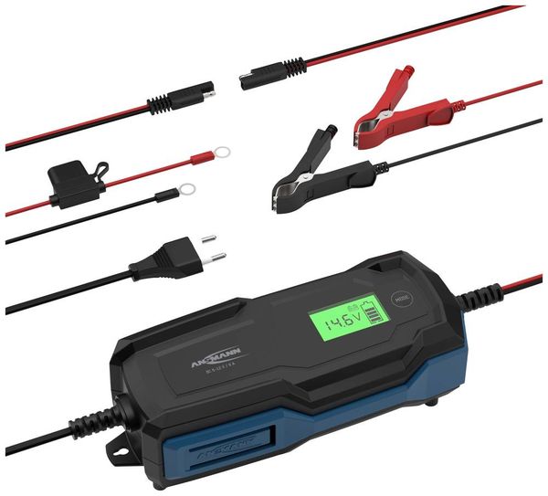 Ansmann BC 6-12V / 6 A 1001-0145 Kfz-Ladegerät, Werkstattladegerät, Batterieüberwachung, Kfz-Batterietester 6 V, 12 V 6 A