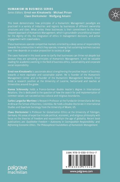 Produktbild: Humanistic Management in Practice