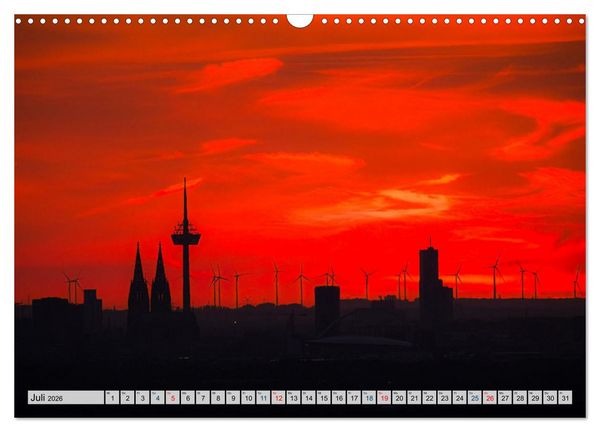 Produktbild: K&ouml;lsche Impressionen bei Tag und Nacht (Wandkalender 2026 DIN A3 quer), CALVENDO Monatskalender