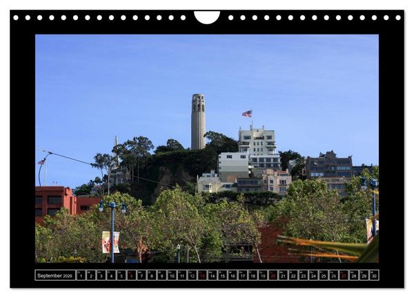 Produktbild: Wunderbares San Francisco (Wandkalender 2026 DIN A4 quer), CALVENDO Monatskalender