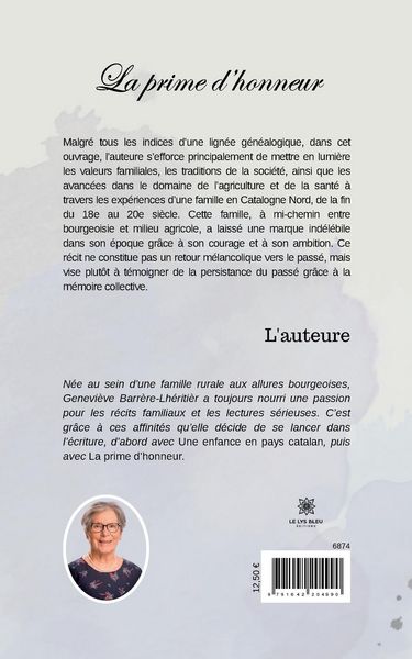 Produktbild: Barr&egrave;re-Lh&eacute;ritier, G: Prime d'honneur